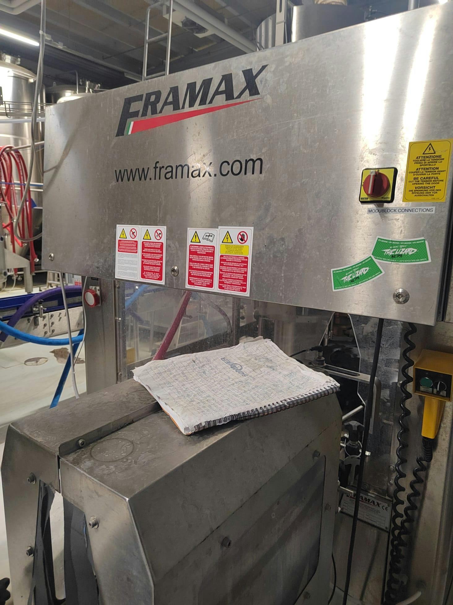 Side view of Framax DEPAL, RLA, Modulblock RFCI 